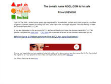 Tablet Screenshot of nocl.com